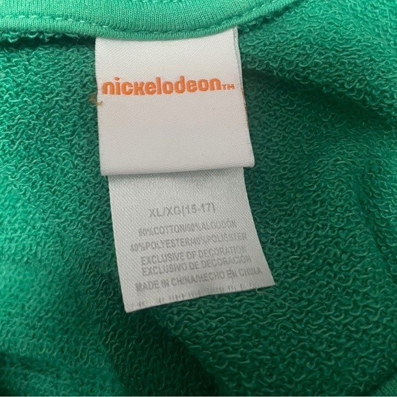 NICKELODEON Teenage‎ Mutant Ninja Turtles Green Sweatshirt XL | EUC - Picture 5 of 6